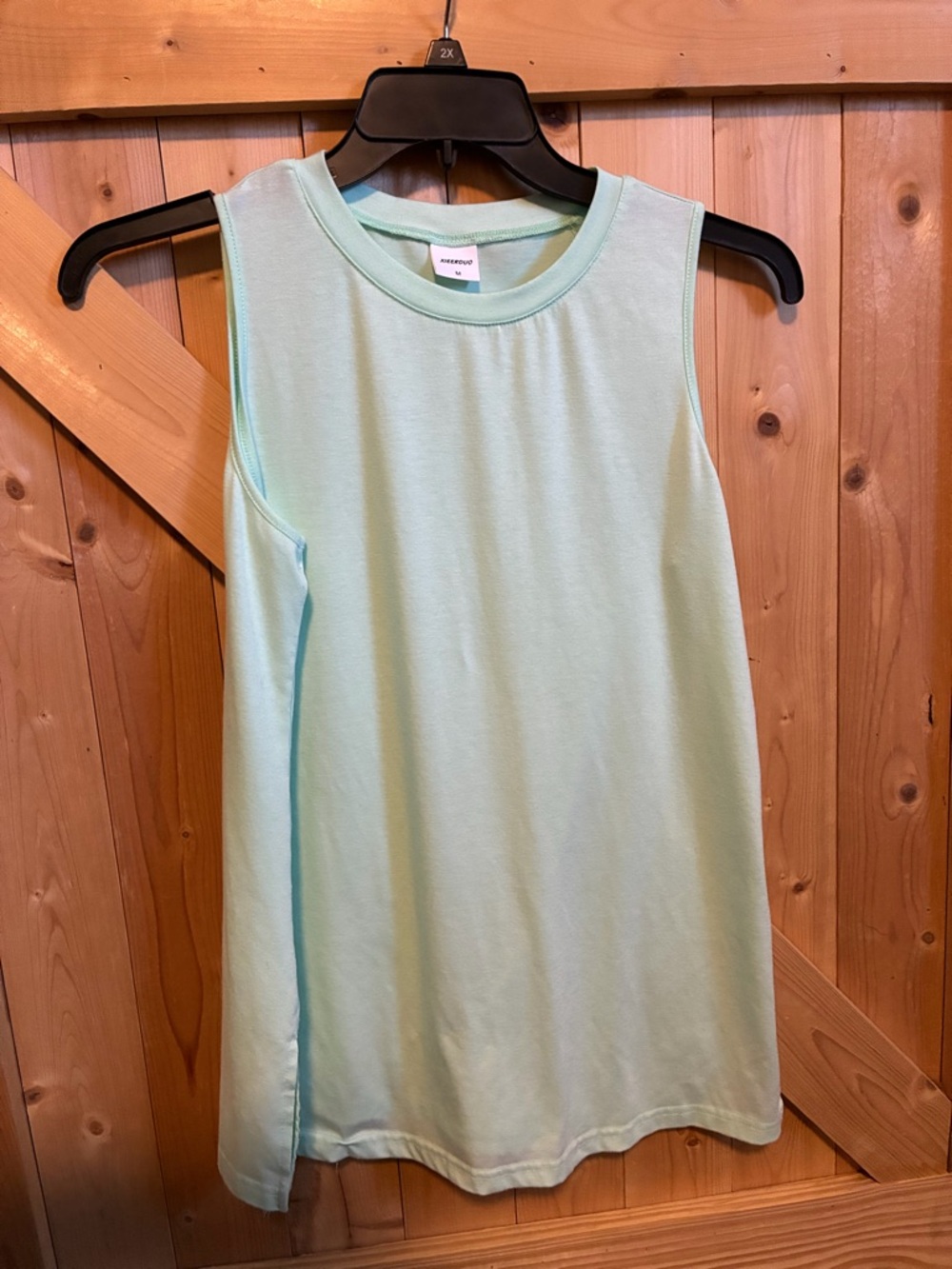 Light Mint Sleeveless Tank Top